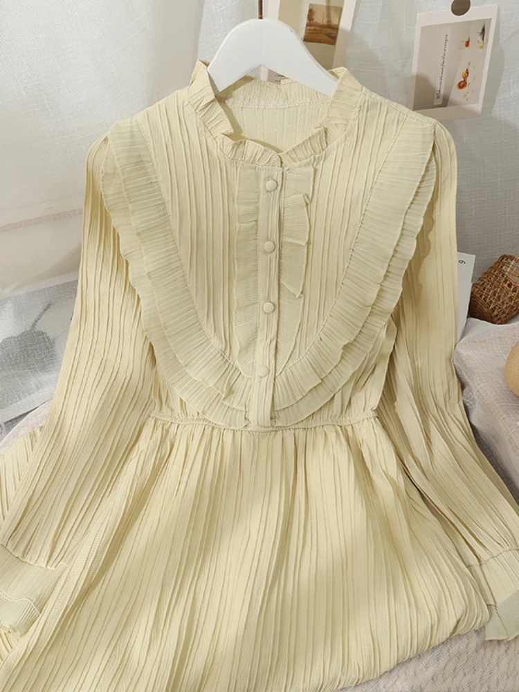 Korean Summer Midi Dress Women Long Sleeves Party Dresses Floral Female Party Beach Dresses
Korean Summer Midi Dress Women Long Sleeves Party Dresses Floral Female Party Beach Dresses