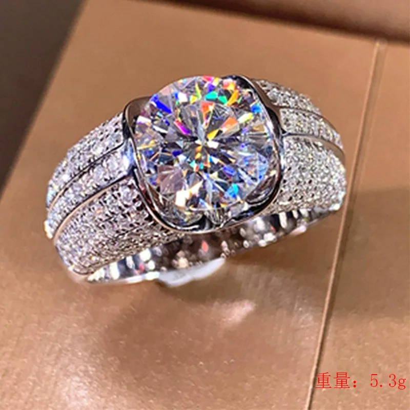 Eight Hearts and Eight Arrows Carat Diamond Ring Copper Ring New Fashion Temperament High Sense Attend Banquet Jewelry
Eight Hearts and Eight Arrows Carat Diamond Ring Copper Ring New Fashion Temperament High Sense Attend Banquet Jewelry
