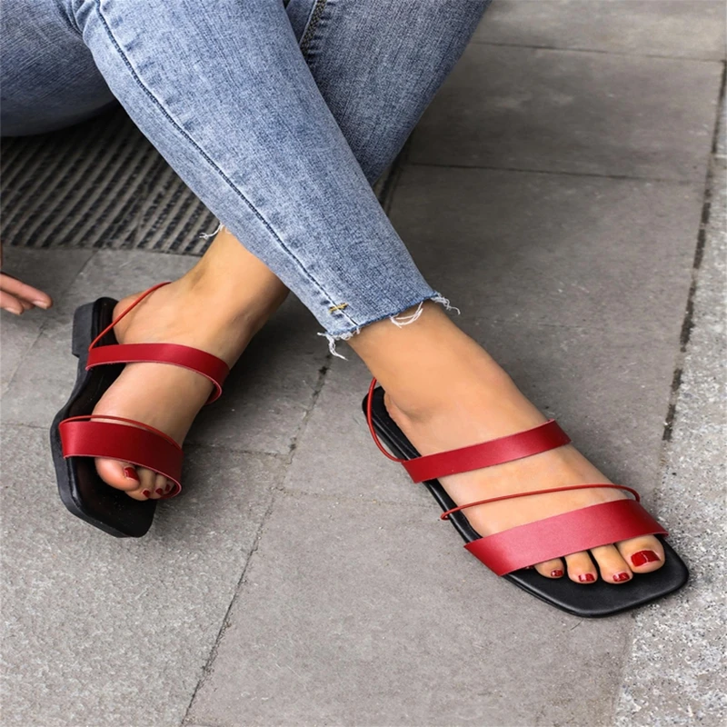 BLXQPYT 2022 Leather Gladiator Sandals Women Fashion Square Toe Low Heel Non-slip Out Wear Slippers Beach Shoes Big Size 43 A2-1
BLXQPYT 2022 Leather Gladiator Sandals Women Fashion Square Toe Low Heel Non-slip Out Wear Slippers Beach Shoes Big Size 43 A2-1