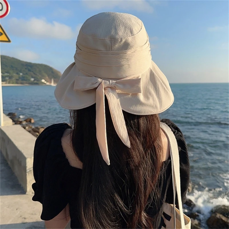 Wide Brim Floppy SunHat For Women Foldable Summer Bucket Hat Packable Beachs Hat
Wide Brim Floppy SunHat For Women Foldable Summer Bucket Hat Packable Beachs Hat
