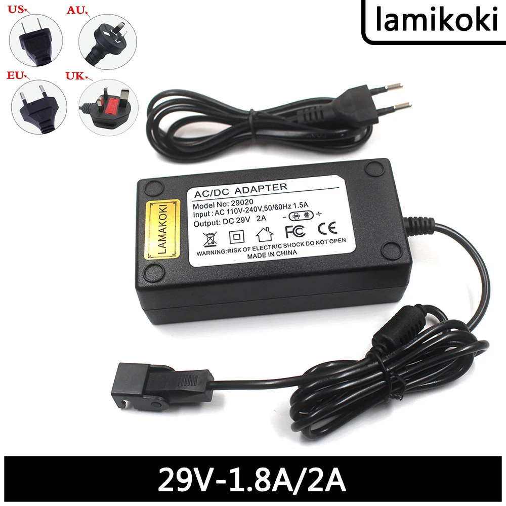 6PCS 29V 1.8A 29V 2A Connector Sofa Recliner Charger For 24V 2000MA 2Pin Power Adapter Massage Chair Electric Actuator
6PCS 29V 1.8A 29V 2A Connector Sofa Recliner Charger For 24V 2000MA 2Pin Power Adapter Massage Chair Electric Actuator