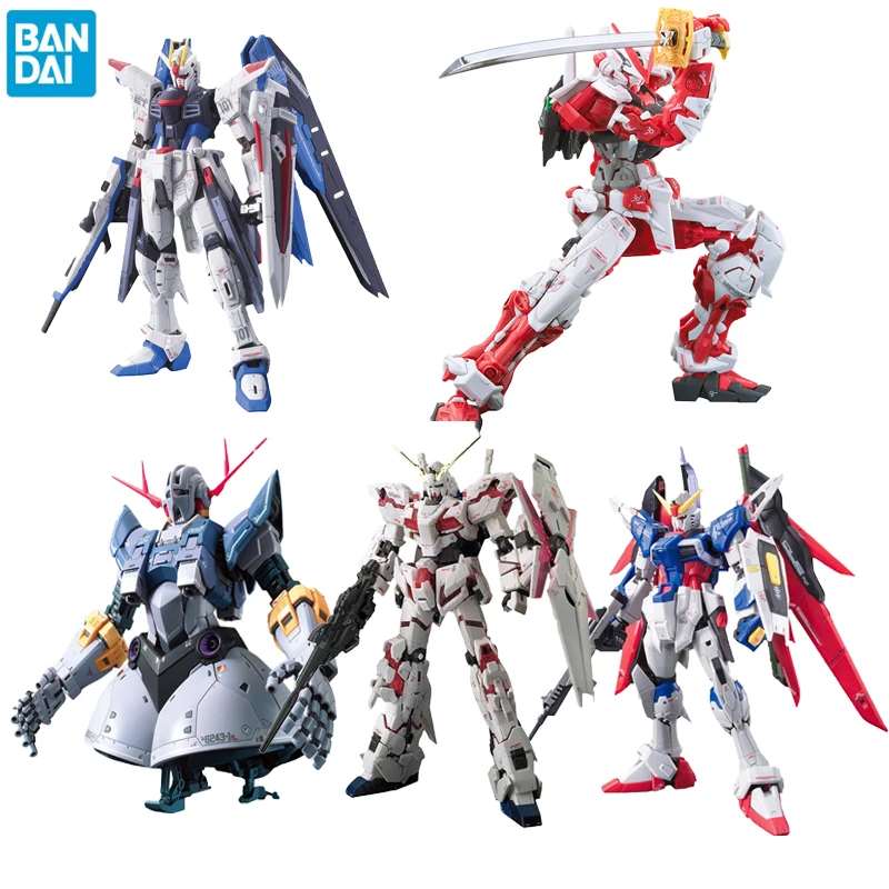 Original Bandai Gundam Anime Figure RG 1/144 SAZABI UNICORN Zeong Justice Wing Astray Red Frame Strike Freedom Assembly Toys
Original Bandai Gundam Anime Figure RG 1/144 SAZABI UNICORN Zeong Justice Wing Astray Red Frame Strike Freedom Assembly Toys