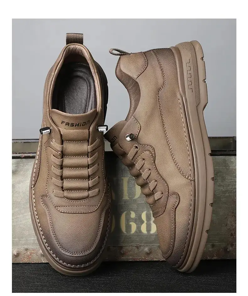2023 Men's New Leather Casual Shoes Free Shipping Spring Autumn Soft Sole Non Slip High Quality Business Casual Leather Shoes
2023 Men's New Leather Casual Shoes Free Shipping Spring Autumn Soft Sole Non Slip High Quality Business Casual Leather Shoes