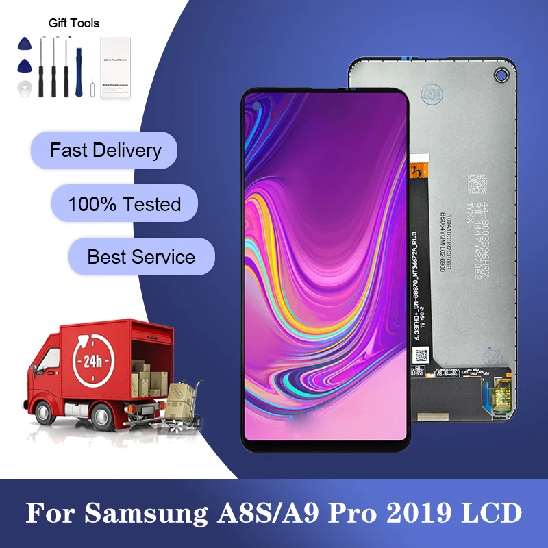 OLED 6.4 Inch For Samsung Galaxy A9 Pro 2019 Lcd A8S Display With Touch Screen Digitizer G8870 G887F Assembly Wholesale
OLED 6.4 Inch For Samsung Galaxy A9 Pro 2019 Lcd A8S Display With Touch Screen Digitizer G8870 G887F Assembly Wholesale