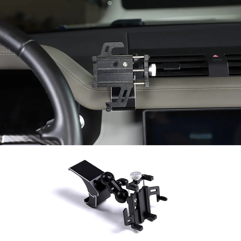 Для Land Rover Defender 110 90 2020-2022 металлический центральный кронштейн для приборной панели мобильного телефона винтовой затягивающий стильный держ... 
Для Land Rover Defender 110 90 2020-2022 металлический центральный кронштейн для приборной панели мобильного телефона винтовой затягивающий стильный держ...