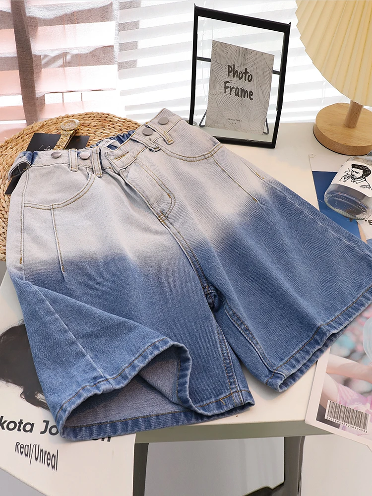 Syiwidii Womens High Waisted Denim Shorts Button Wide Legs 2022 New Summer Clothing Jeans Pants Baggy Patchwork Blue Panelled
Syiwidii Womens High Waisted Denim Shorts Button Wide Legs 2022 New Summer Clothing Jeans Pants Baggy Patchwork Blue Panelled