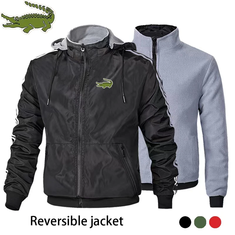 2023 New Men's Sports Double Sided Jacket Windproof Warm Hooded Detachable Jacket Outdoor Sports Jacket Top Trend Hoodie
2023 New Men's Sports Double Sided Jacket Windproof Warm Hooded Detachable Jacket Outdoor Sports Jacket Top Trend Hoodie