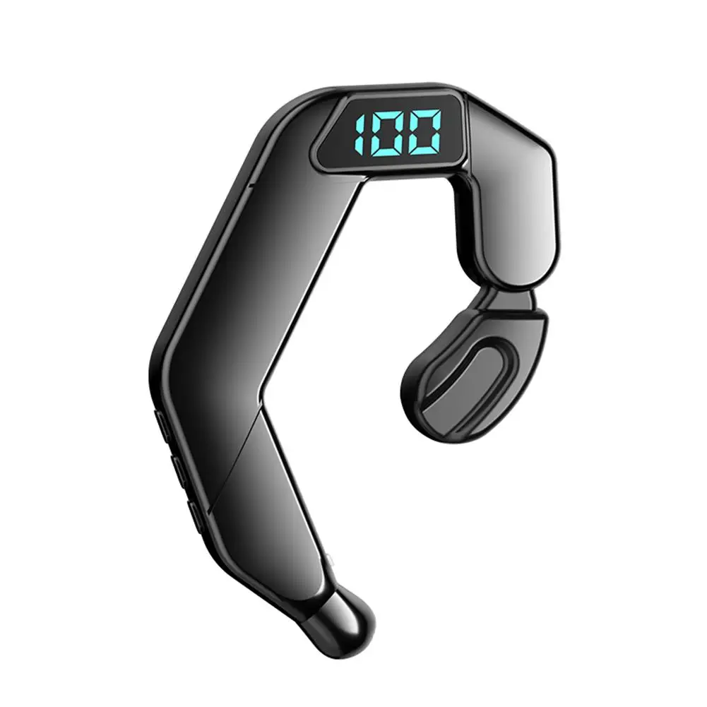 V19 Wireless Headphone for Xiaomi Huawei Bluetooth-compatible Bone Conduction Sport Headset Digital Display Business Earphone 
V19 Wireless Headphone for Xiaomi Huawei Bluetooth-compatible Bone Conduction Sport Headset Digital Display Business Earphone