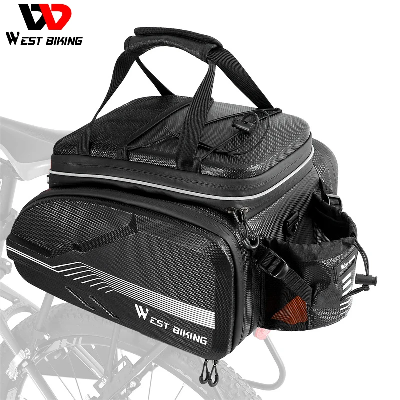WEST BIKING Bicycle Waterproof Rear Rack Bag EVA Hard Case Bike Trunk Bag Cycling Luggage Carrier 3 In 1 Pannier MTB Accessories
WEST BIKING Bicycle Waterproof Rear Rack Bag EVA Hard Case Bike Trunk Bag Cycling Luggage Carrier 3 In 1 Pannier MTB Accessories