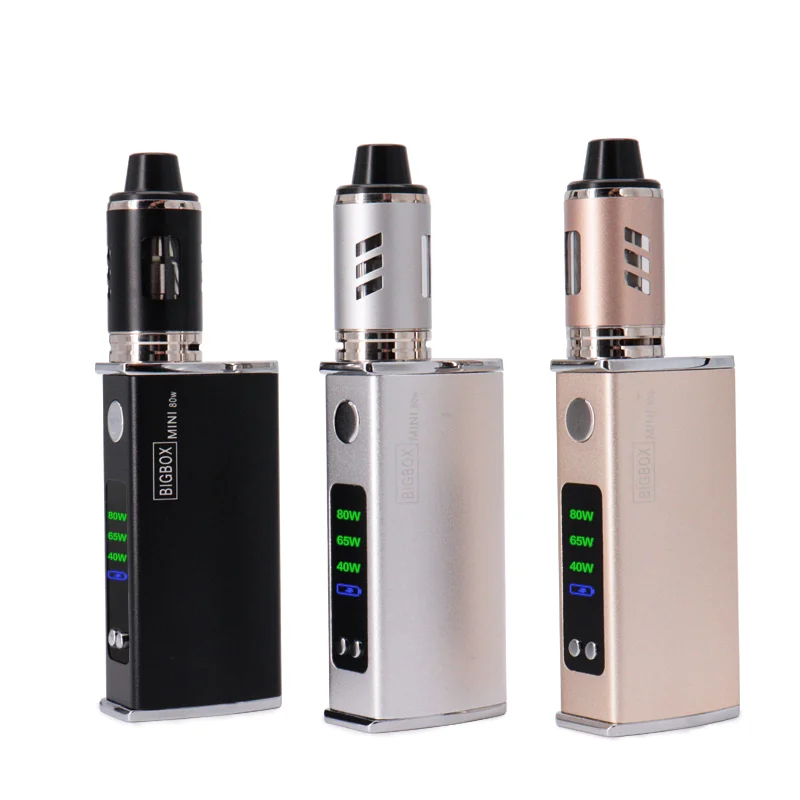 

Vape Smoke 80W Box Mod Electronic Cigarettes Kits 2200mah Battery 3ml Tank Huge Vapor Long Standby Time E Cigarettes Vaporizer