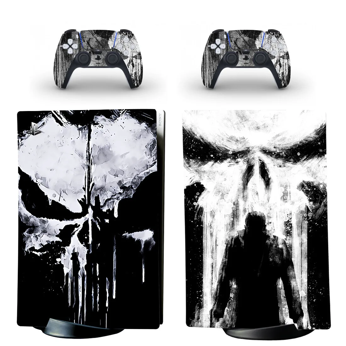 Skull Design PS5 Digital Skin Sticker Decal Cover for Console and 2 Controllers Vinyl Skins
Skull Design PS5 Digital Skin Sticker Decal Cover for Console and 2 Controllers Vinyl Skins