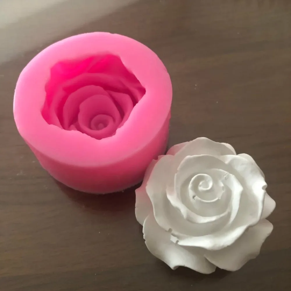 2020 Цветок Цветение силиконовый в Форме Розы помадка мыло 3D форма для торта