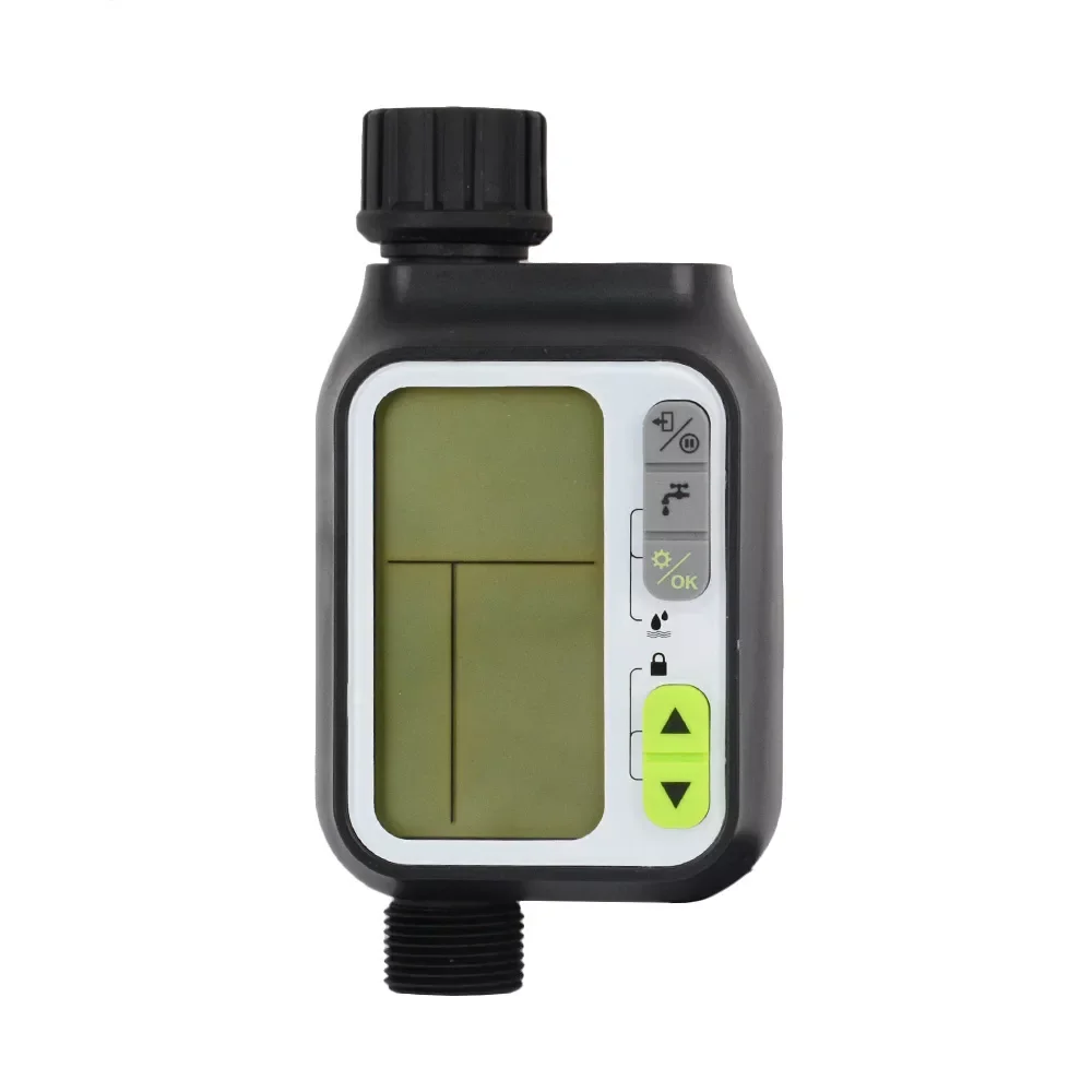 Таймер с датчиком воды, автоматический Водонепроницаемый Контроллер для полива газона, с ЖК-экраном
Таймер с датчиком воды, автоматический Водонепроницаемый Контроллер для полива газона, с ЖК-экраном