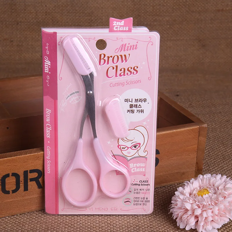1pc Pink Eyebrow Trimmer Scissors With 2 Combs Facial Hair Removal Grooming Shaping Shaver Cosmetic Tool Makeup Accessories
1pc Pink Eyebrow Trimmer Scissors With 2 Combs Facial Hair Removal Grooming Shaping Shaver Cosmetic Tool Makeup Accessories