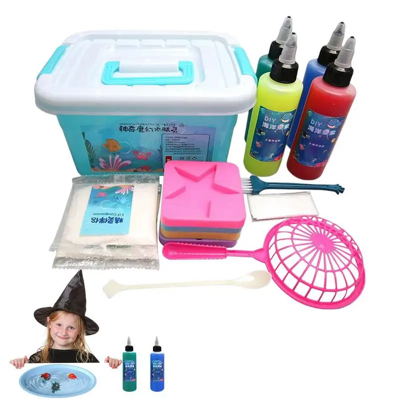 Magic Water Elf Creative 3D Magic Gel Kit Handmade DIY Sea Creatures Color Toy Suitable For Children
Magic Water Elf Creative 3D Magic Gel Kit Handmade DIY Sea Creatures Color Toy Suitable For Children