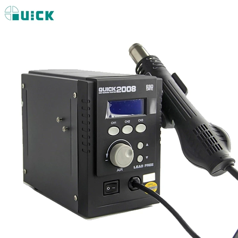 Оригинальная станция для распайки горячего воздуха Quick 2008, отопительное оборудование, BGA наладочная станция для ремонта печатных плат и сварочных работ
Оригинальная станция для распайки горячего воздуха Quick 2008, отопительное оборудование, BGA наладочная станция для ремонта печатных плат и сварочных работ