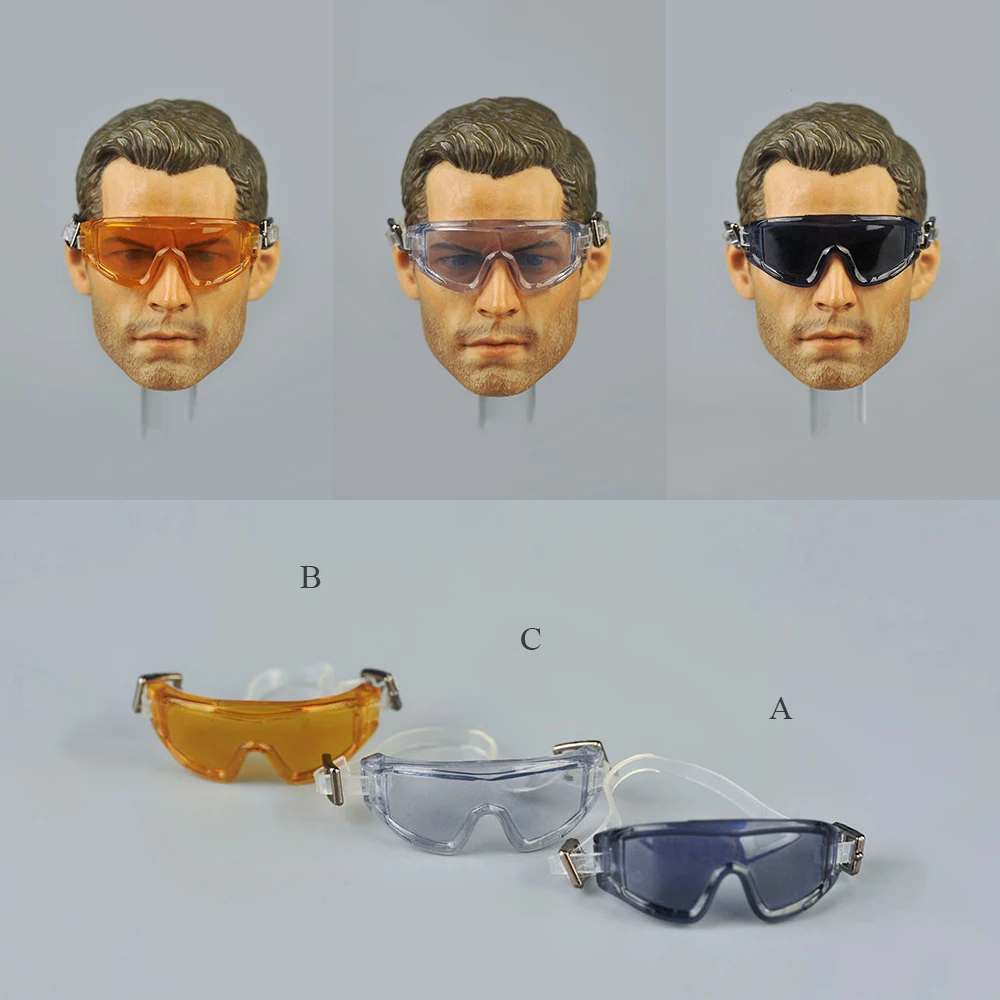 

ACG-35 1/6 Scale Male Soldiers Goggles Fashion Sunglasses Blinkers Motorcycle Sand Goggles Model fit 12 inches Action Figure