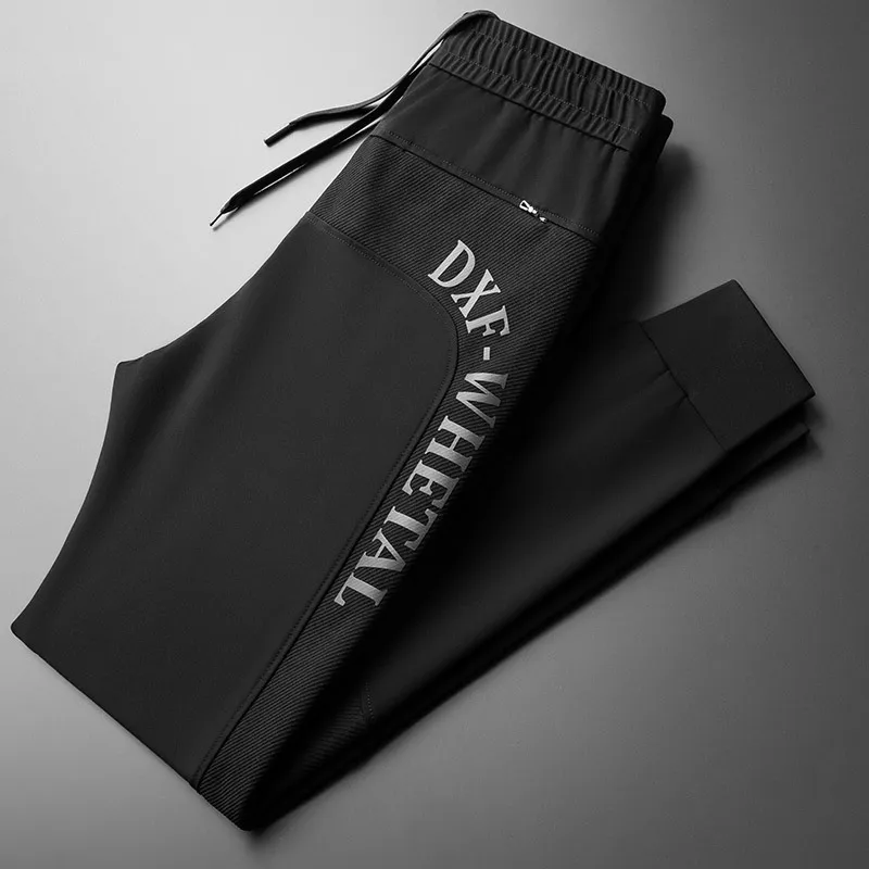 Mens Long Pants Men's Casual Pants Elastic Waist Versatile Loose Straight Draping Non Iron Bound Foot Sports Pants size M-5XL
Mens Long Pants Men's Casual Pants Elastic Waist Versatile Loose Straight Draping Non Iron Bound Foot Sports Pants size M-5XL