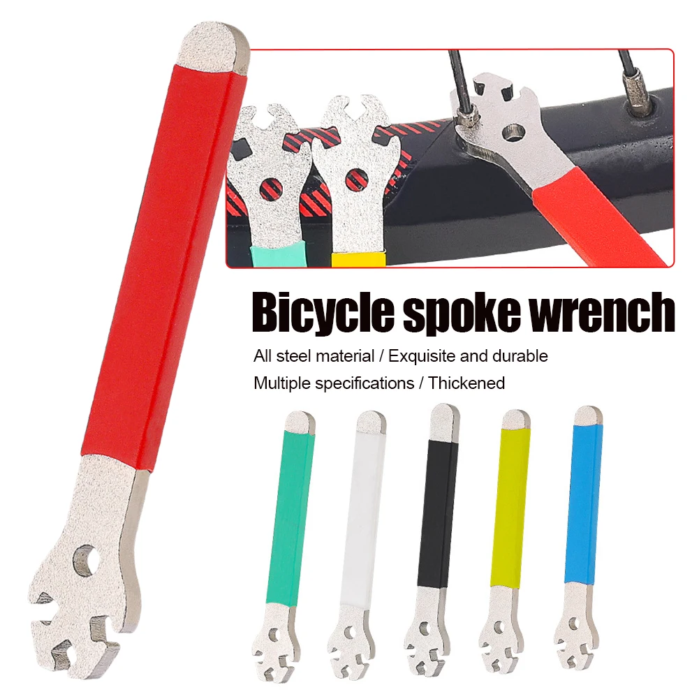 

MTB Bicycle Wheel Spoke Wrench 3.45/3.23/3.3mm Mountain Bike Tightening Correction Tool Cycling Bicycle Accessories