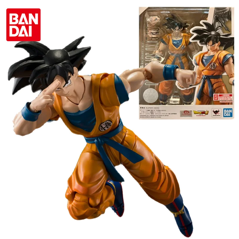 Bandai Original SHFigure Dragon Ball Super Hero Son Goku Anime Action Figure Toys for Boys Girls Kids Children Birthday Gifts
Bandai Original SHFigure Dragon Ball Super Hero Son Goku Anime Action Figure Toys for Boys Girls Kids Children Birthday Gifts