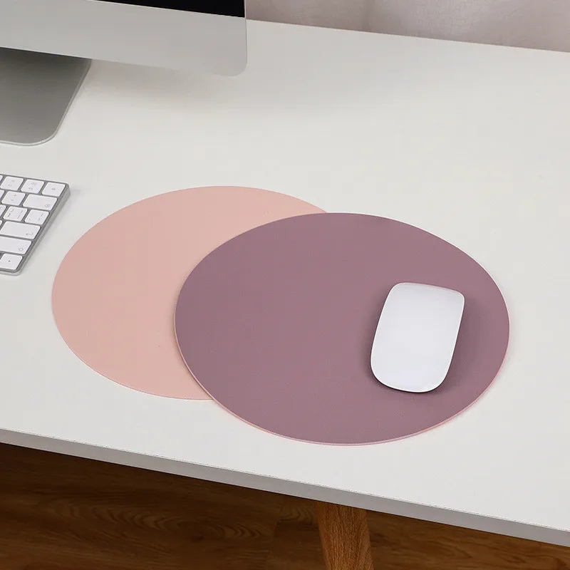 Double-sided Mouse Pad Waterproof PU Leather Round Mousepads Desk Mat Office Gaming Mouse Pad for PC Laptop Computer
Double-sided Mouse Pad Waterproof PU Leather Round Mousepads Desk Mat Office Gaming Mouse Pad for PC Laptop Computer