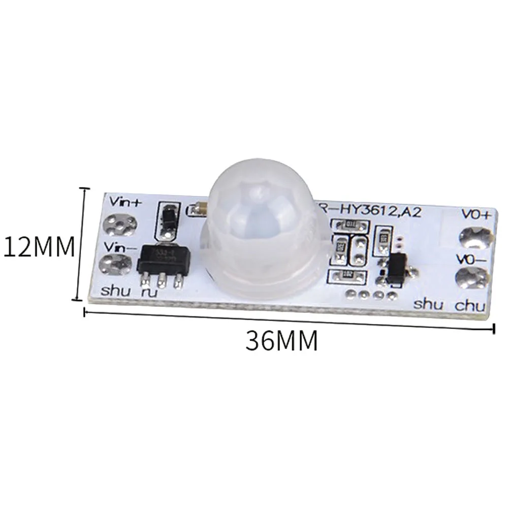 DC 12-24V PIR Motion Sensor Switch Module 3A IR Infrared Induction Body Sensor Detector Controller Switch 3M Sensing Distance 
DC 12-24V PIR Motion Sensor Switch Module 3A IR Infrared Induction Body Sensor Detector Controller Switch 3M Sensing Distance