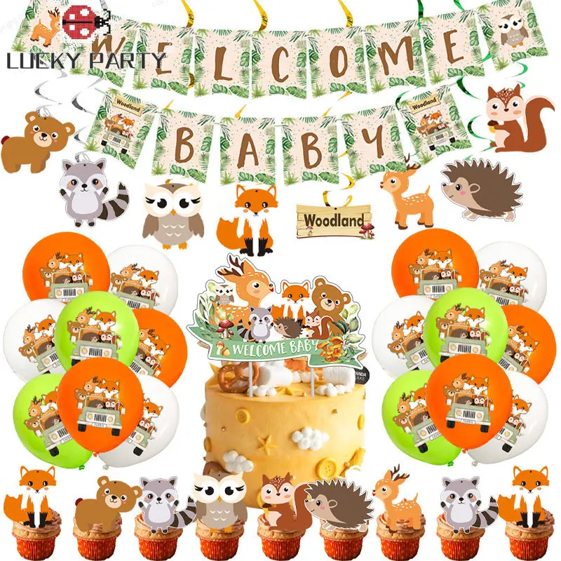 Woodland Animals Weclome Baby Banner Spiral Pendant Happy Jungle Safari Baby Shower Girl Decor Babyshower Kids Garland Balloon
Woodland Animals Weclome Baby Banner Spiral Pendant Happy Jungle Safari Baby Shower Girl Decor Babyshower Kids Garland Balloon