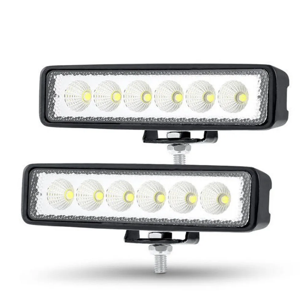 

Car LED Work Light Light Bar Spot Flood Worklight 12V 18W For Bright White Lighting for Truck Tractor Offroad Vehicle