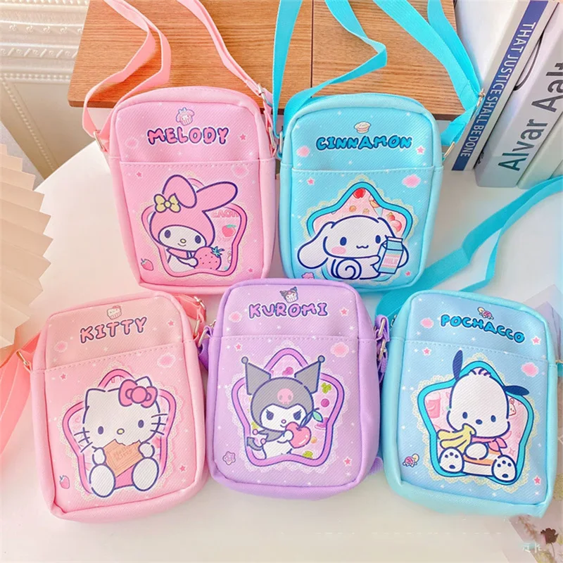 Sanrios женская сумка Kawaii аниме Mymelody Kuromi Cinnamoroll сумка через плечо кошелек для монет студенческий портативный рюкзак-мессенджер
Sanrios женская сумка Kawaii аниме Mymelody Kuromi Cinnamoroll сумка через плечо кошелек для монет студенческий портативный рюкзак-мессенджер