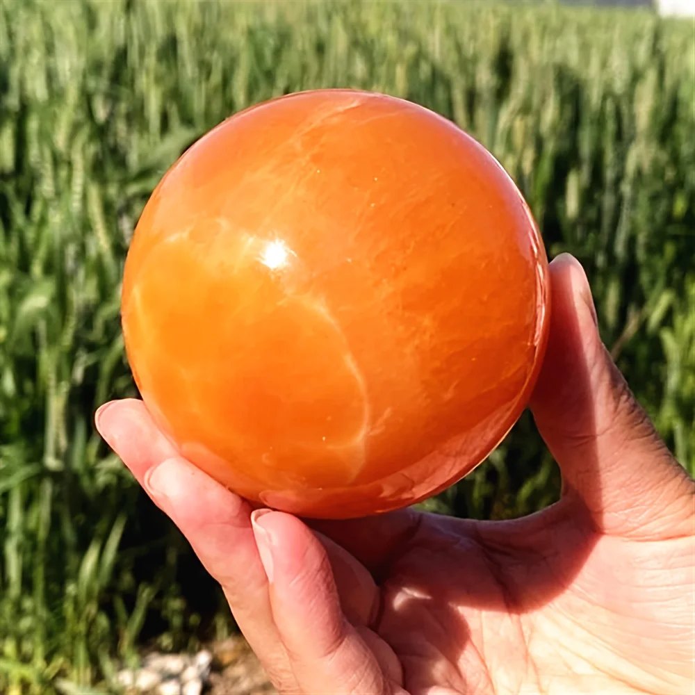 Хрустальный шар из оранжевого кальцита CrystalHola
Хрустальный шар из оранжевого кальцита CrystalHola