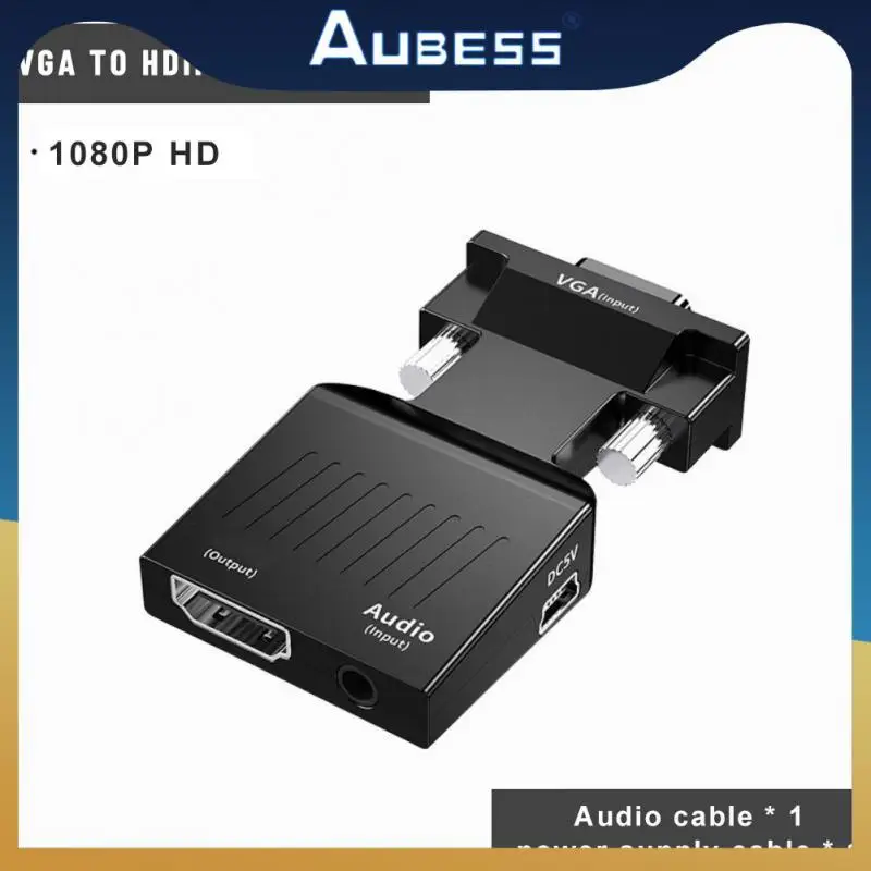 1080p Hd HDMI-compatible To Vga Adapter 1080p HDMI-compatible Vga To HDMI-compatible Video Audio Converter For Pc Laptop
1080p Hd HDMI-compatible To Vga Adapter 1080p HDMI-compatible Vga To HDMI-compatible Video Audio Converter For Pc Laptop