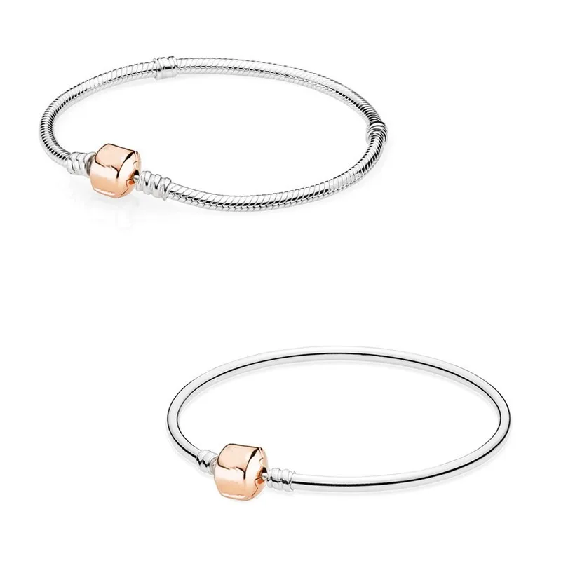 Original Moments Rose Barrel Clasp Basic Snake Chain Bracelet Bangle Fit Women 925 Sterling Silver Bead Charm Fashion Jewelry
Original Moments Rose Barrel Clasp Basic Snake Chain Bracelet Bangle Fit Women 925 Sterling Silver Bead Charm Fashion Jewelry