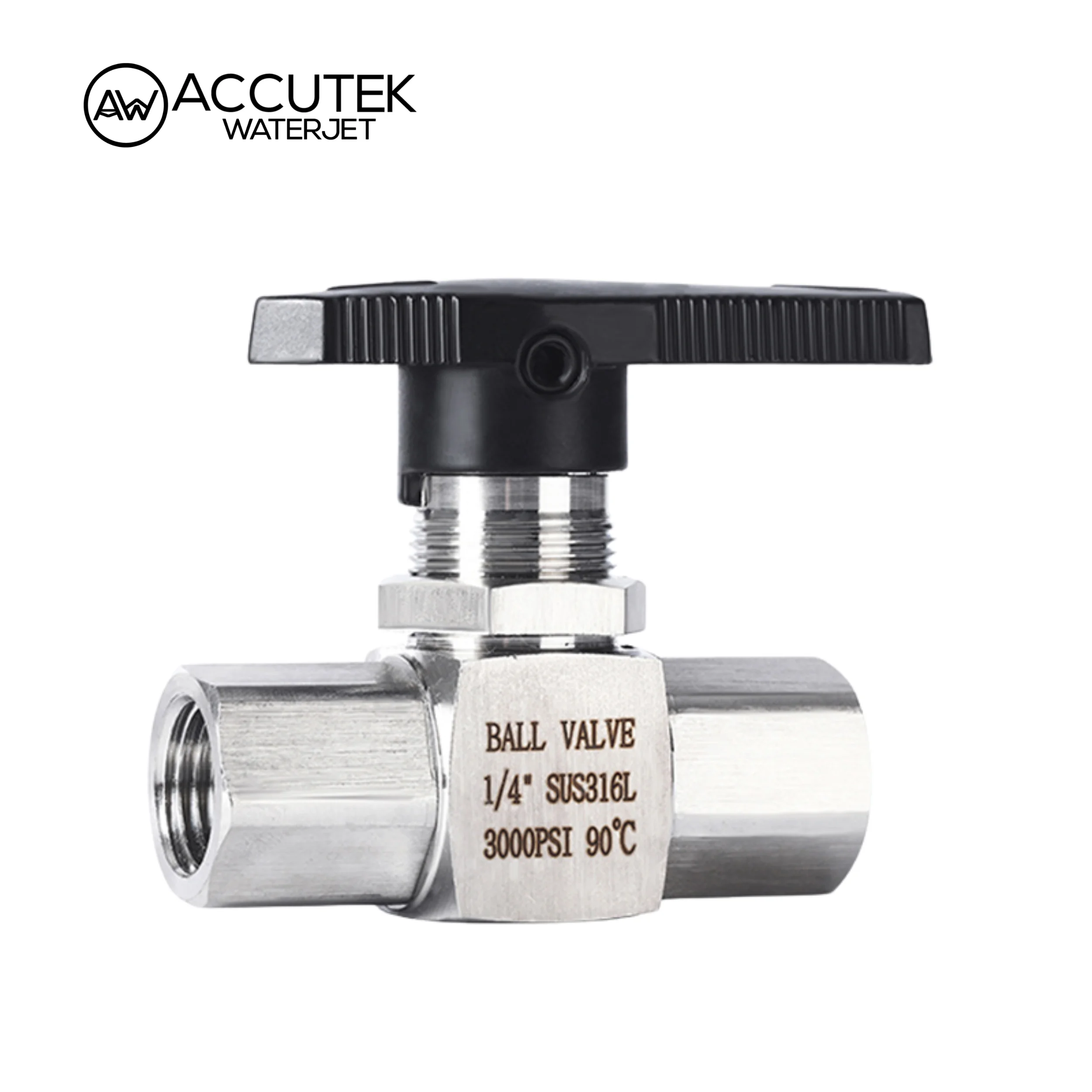 AW® Шаровой кран из нержавеющей стали 316 1/4"
AW® Шаровой кран из нержавеющей стали 316 1/4"