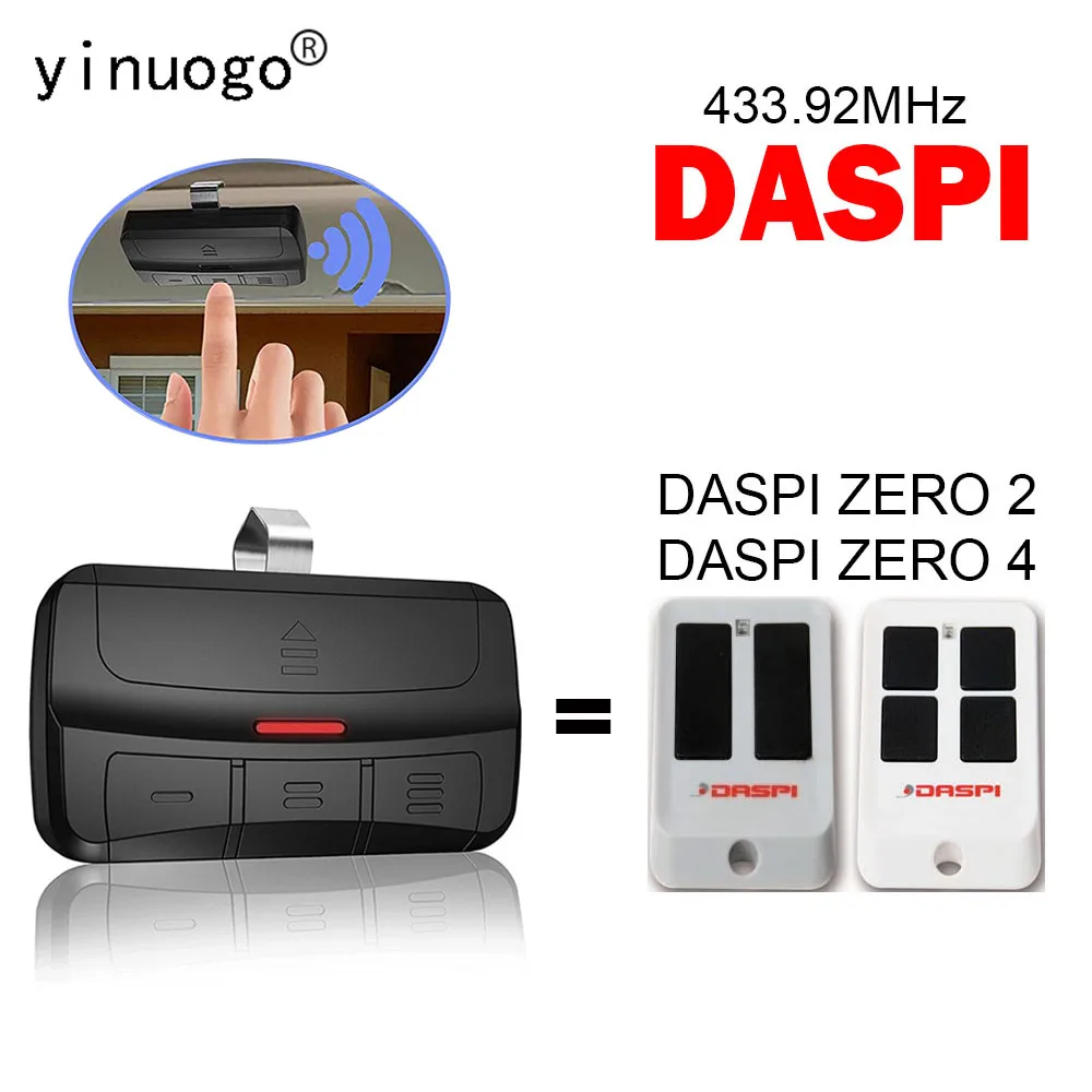 DASPI ZERO 2 4 пульт дистанционного управления дверью гаража 433,92 мГц пульт дистанционного управления дверью гаража беспроводной передатчик команда управления дверью гаража
DASPI ZERO 2 4 пульт дистанционного управления дверью гаража 433,92 мГц пульт дистанционного управления дверью гаража беспроводной передатчик команда управления дверью гаража
