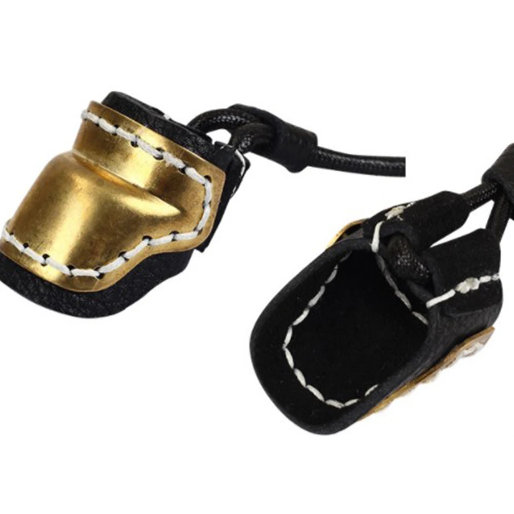 Archery Leather Thumb Ring Brass Fingers Guard Protector Gear Safety Ring Bow Hunting Adjusted Rope Shooting Accessories
Archery Leather Thumb Ring Brass Fingers Guard Protector Gear Safety Ring Bow Hunting Adjusted Rope Shooting Accessories