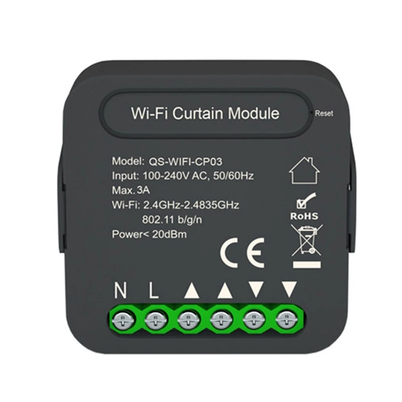 Wifi-CP03 Tuya Curtain Switch Module For Roller Shutter Blinds Motor Smart Home Google Home Alexa Control
Wifi-CP03 Tuya Curtain Switch Module For Roller Shutter Blinds Motor Smart Home Google Home Alexa Control