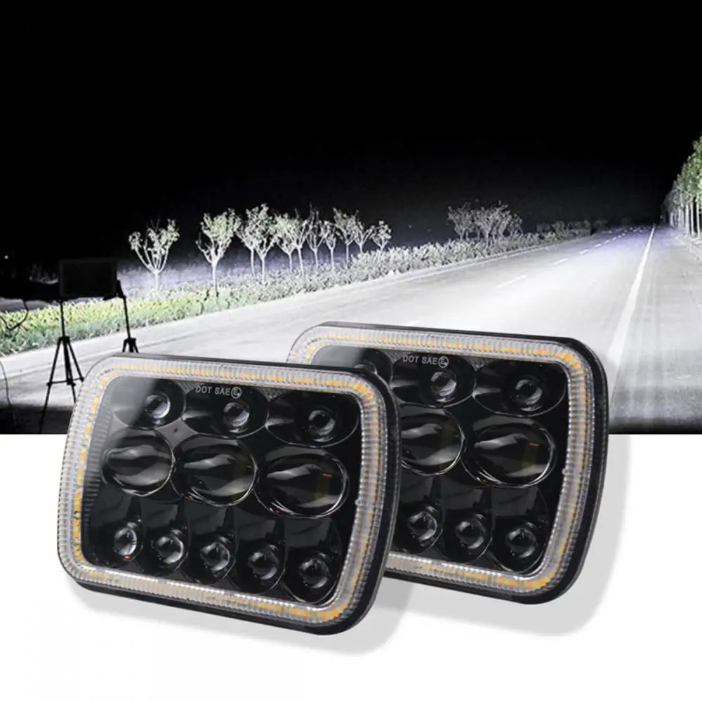 1PC 7x6" 5x7" LED Headlights Square High Low Beam Fog Driving Light Bumper For Jeep Wrangler YJ Cherokee XJ
1PC 7x6" 5x7" LED Headlights Square High Low Beam Fog Driving Light Bumper For Jeep Wrangler YJ Cherokee XJ