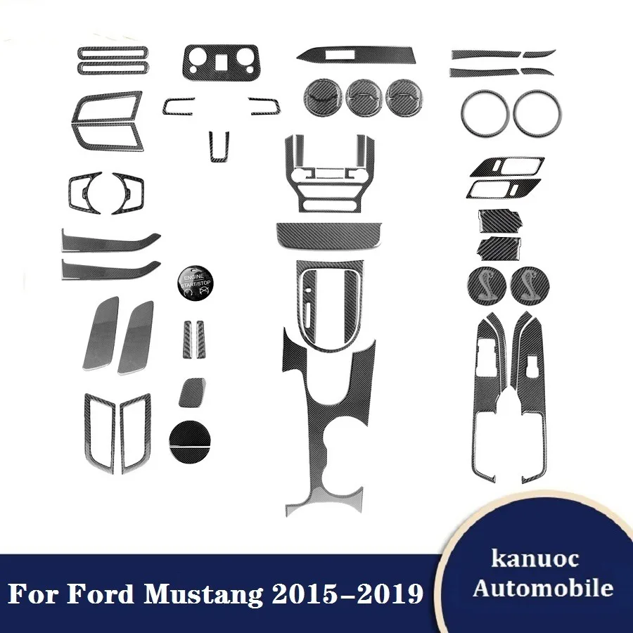 Carbon Fiber Black Stickers Various Parts For Ford Mustang 2015 2016 2017 2018 2019 Car Interior Decorative Accessories
Carbon Fiber Black Stickers Various Parts For Ford Mustang 2015 2016 2017 2018 2019 Car Interior Decorative Accessories