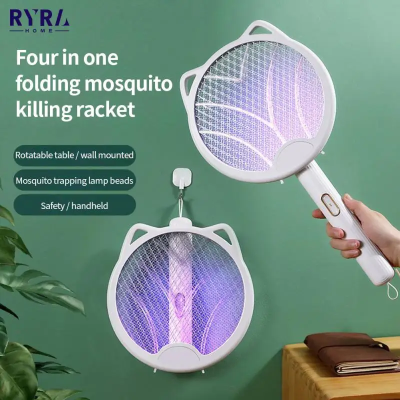 Folding Electric Mosquito Swatter USB Rechargeable Mosquito Killer Racket Fly Swatters Summer Indoor Anti Insect Bug Zapper
Folding Electric Mosquito Swatter USB Rechargeable Mosquito Killer Racket Fly Swatters Summer Indoor Anti Insect Bug Zapper