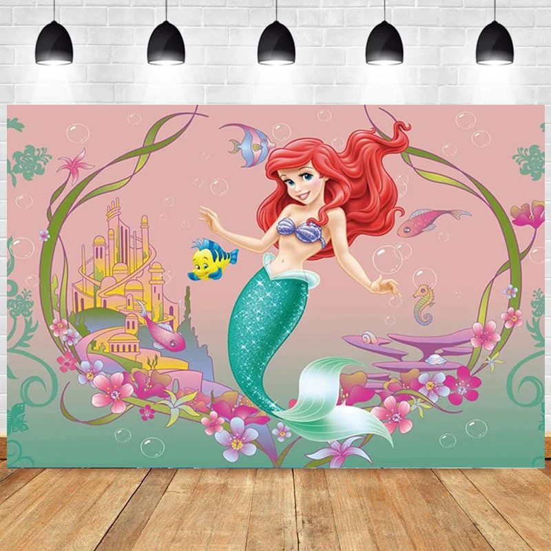 Little Mermaid Backdrop Photography Baby Birthday Party Photocall Seabed Shell Treasure Star Poster Backgrounds for Photo Studio 
Little Mermaid Backdrop Photography Baby Birthday Party Photocall Seabed Shell Treasure Star Poster Backgrounds for Photo Studio