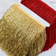 5 yards Bulk wholesale glass bead fringe tassels sewing articles for sewing 10cm