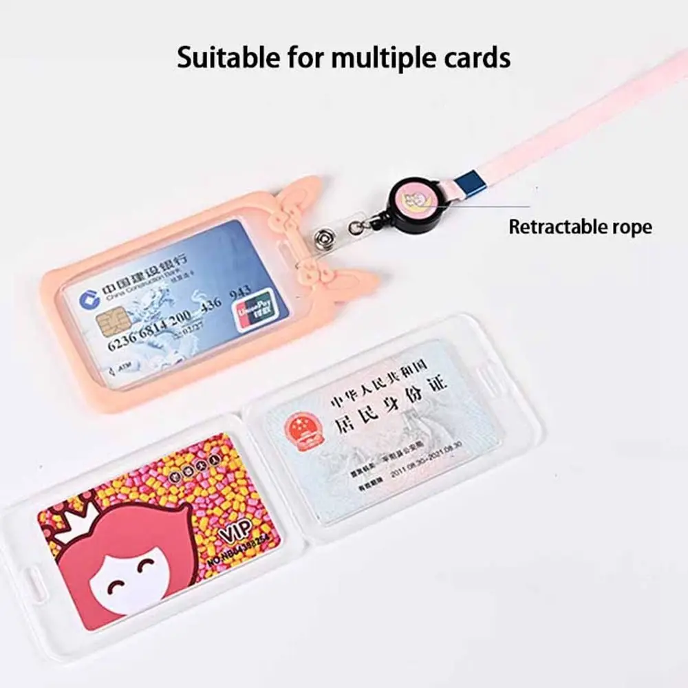 Card Cover Rabbit Ear With Lanyard Meal Card Credit ID Card Cartoon Card Cover Card Case Key Chain Cartoon Card Holder
Card Cover Rabbit Ear With Lanyard Meal Card Credit ID Card Cartoon Card Cover Card Case Key Chain Cartoon Card Holder