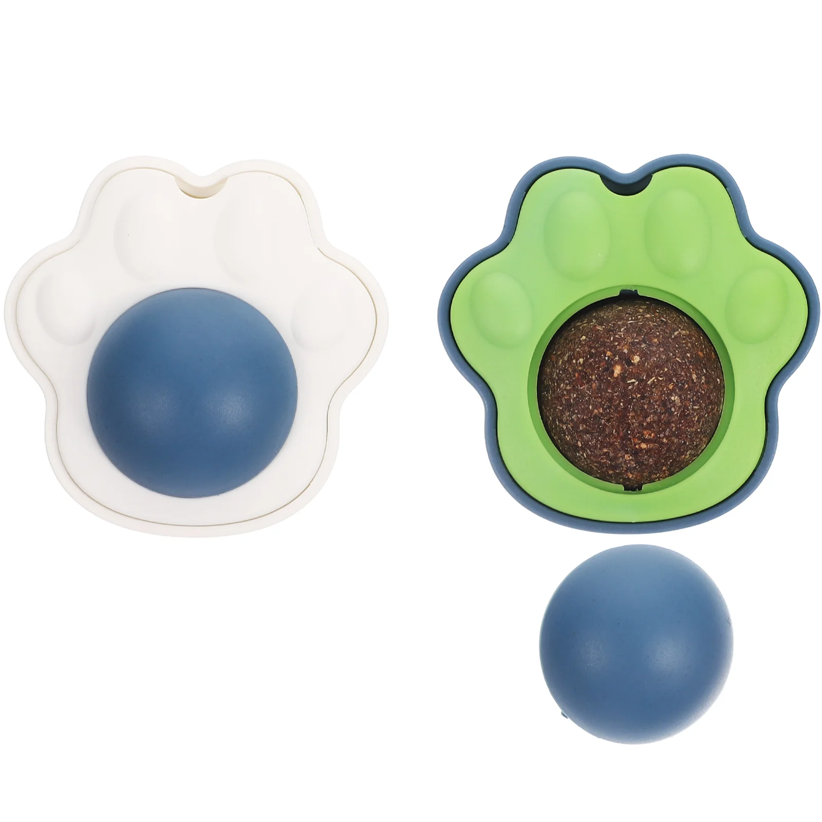 2 Sets of Claw Shape Catnip Ball Toy Rotating Catnip Ball Cat Self-amusing Toy Portable Cat Lick Toy
2 Sets of Claw Shape Catnip Ball Toy Rotating Catnip Ball Cat Self-amusing Toy Portable Cat Lick Toy