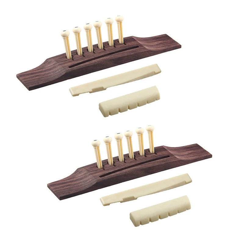 2 Set Bridge Pins/Saddle/Nut Abalone Dots For Acoustic Guitar - Red + Reddish Brown
2 Set Bridge Pins/Saddle/Nut Abalone Dots For Acoustic Guitar - Red + Reddish Brown
