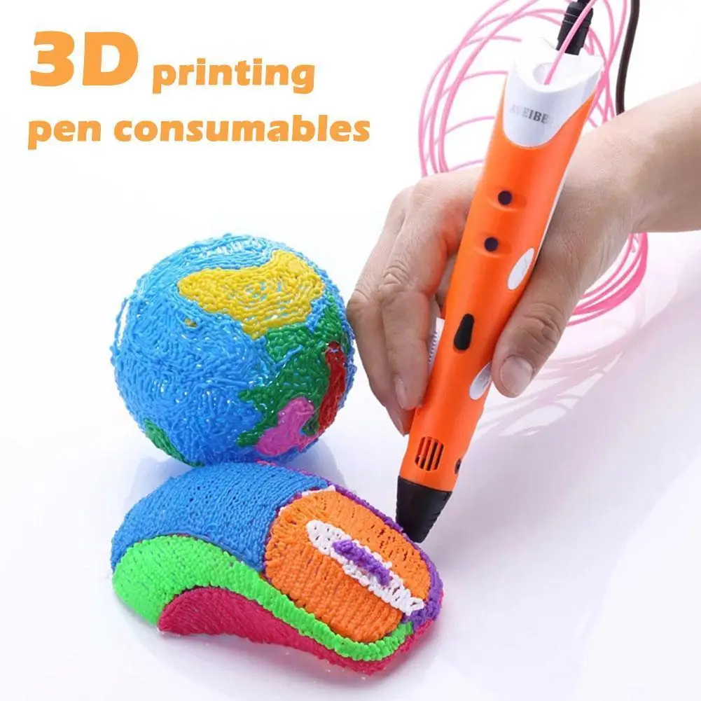 

Набор наполнителей для 3d ручки, наполнители для 3d-ручки 1,75 мм, 10 цветов в случайном порядке, подходят для ручек 3d-печати и 3D-принтеров J5a1