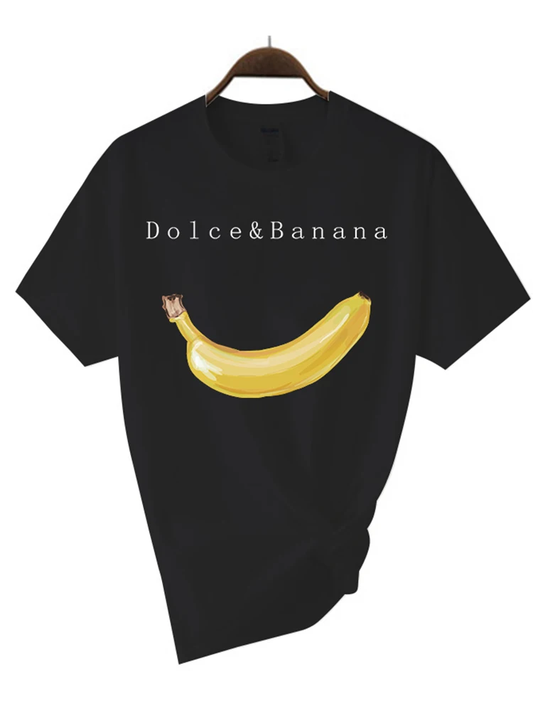 Luxury Brand Funny Banana Print Mens T Shirt Simplicity Cotton Tee Shirt Casual Oversized Clothes Fashion Harajuku Male Clothing
Luxury Brand Funny Banana Print Mens T Shirt Simplicity Cotton Tee Shirt Casual Oversized Clothes Fashion Harajuku Male Clothing