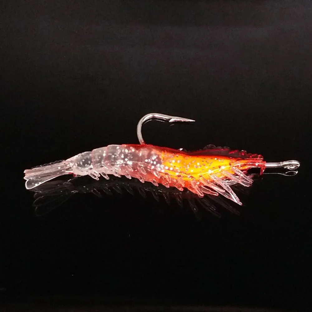 6cm/3g Luminous Shrimp Silicone Artificial Soft Bait Bionic Shrimp Bait With Lead Swivels Hook For Fishing Tackle/Lure/tool
6cm/3g Luminous Shrimp Silicone Artificial Soft Bait Bionic Shrimp Bait With Lead Swivels Hook For Fishing Tackle/Lure/tool