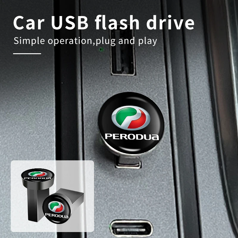 Автомобильный музыкальный U-диск USB-флеш-драйвер для хранения памяти Perodua Axia Bezza Myvi