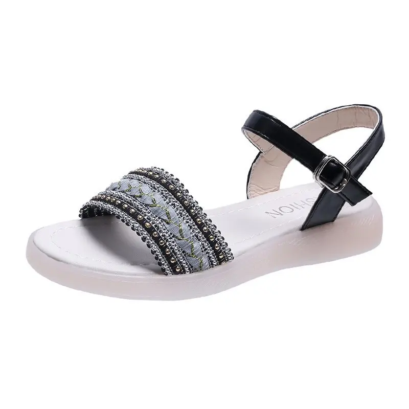 Summer Wedges Shoes Women's Sandals Non-slip Soft Sole Buckle Strap Roma Sandals Ladies Outdoor Beach Sandalias De Mujer
Summer Wedges Shoes Women's Sandals Non-slip Soft Sole Buckle Strap Roma Sandals Ladies Outdoor Beach Sandalias De Mujer