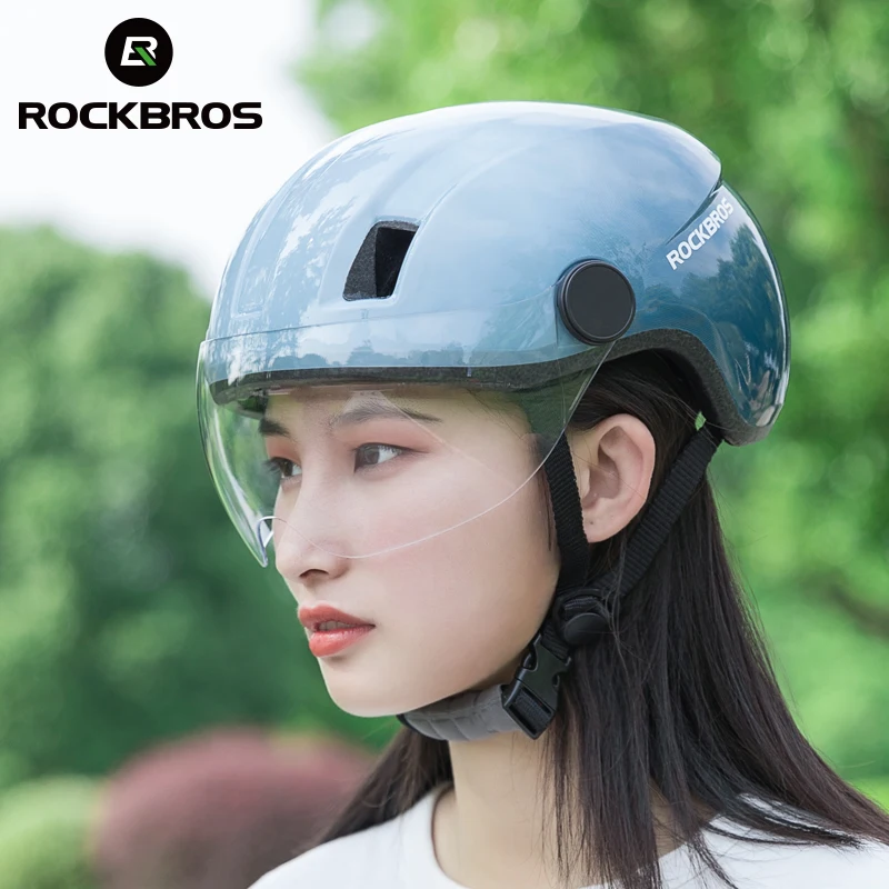 ROCKBROS Electric Bicycle Helmet Men Women MTB Road Bike Helmet With Goggles Motercycle Safety Helmet Protection Cycling Helmet
ROCKBROS Electric Bicycle Helmet Men Women MTB Road Bike Helmet With Goggles Motercycle Safety Helmet Protection Cycling Helmet